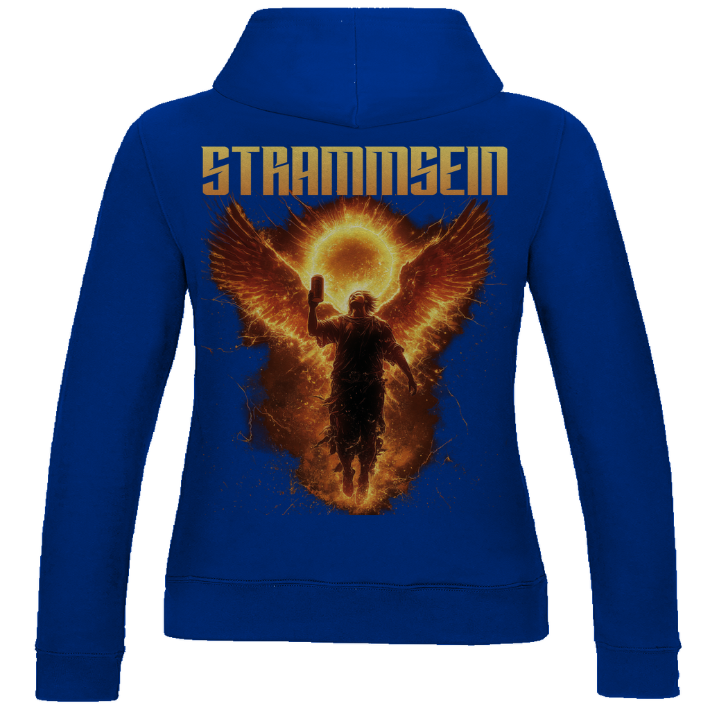 Strammsein Du Ich Wir Bier - Damen Hoodie Royal Blue