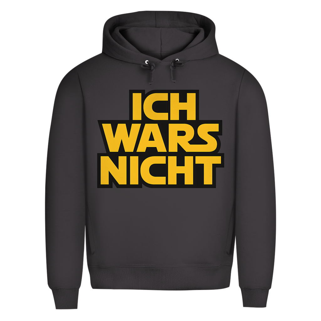 Star Wars Parodie Hoodie Herren Ich Wars Nicht Bio Asphalt