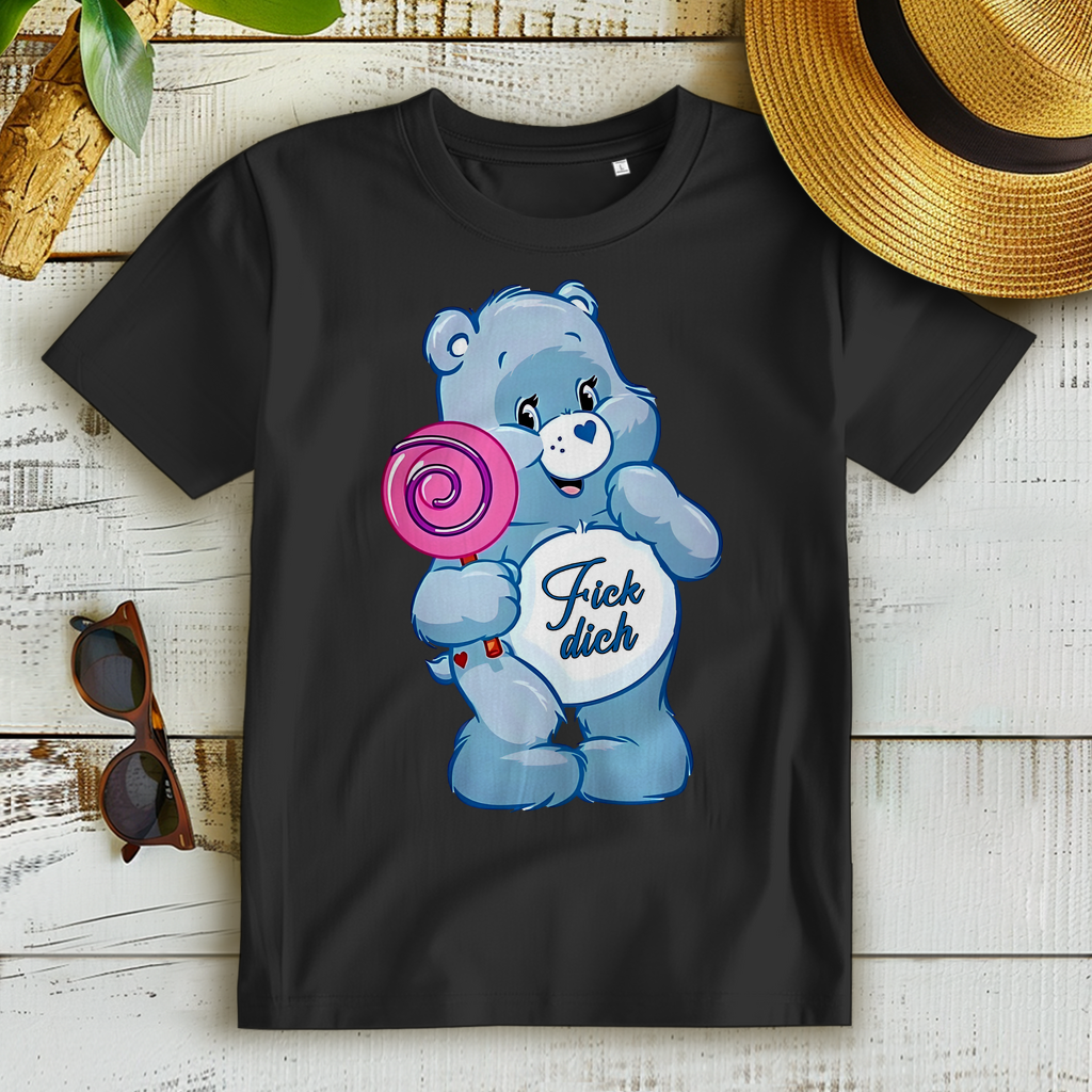 Fick dich Bärchi Glücksbärchi - Damen Premium Bio T-Shirt