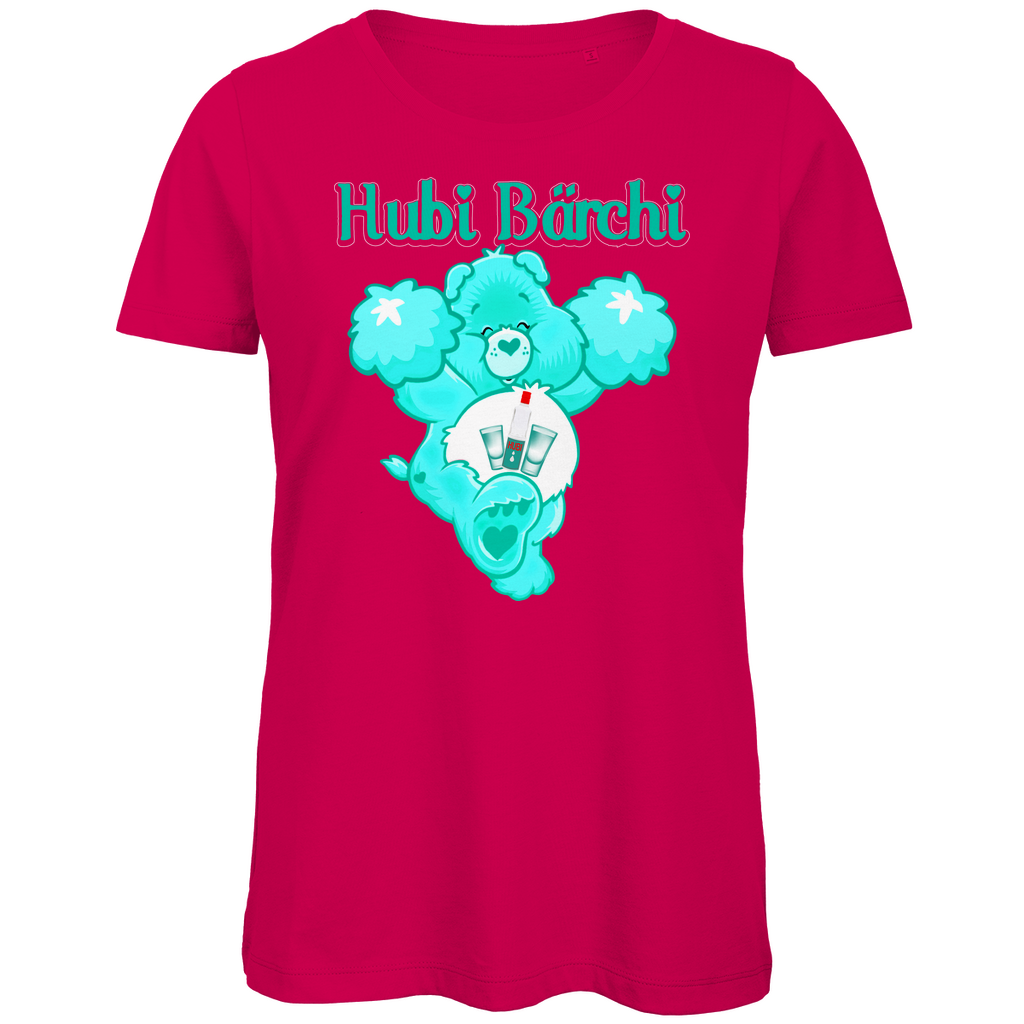 Hubi Bärchi - Glücksbärchi - Damen Premium Bio T-Shirt Fuchsia
