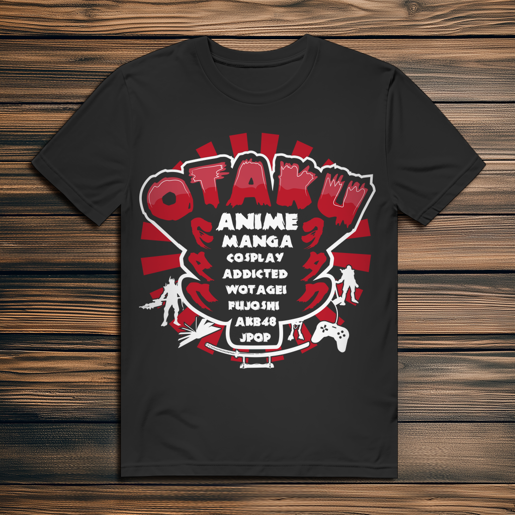 Otaku Shirt – Anime Manga Cosplay Addicted – Otaku Culture T-Shirt