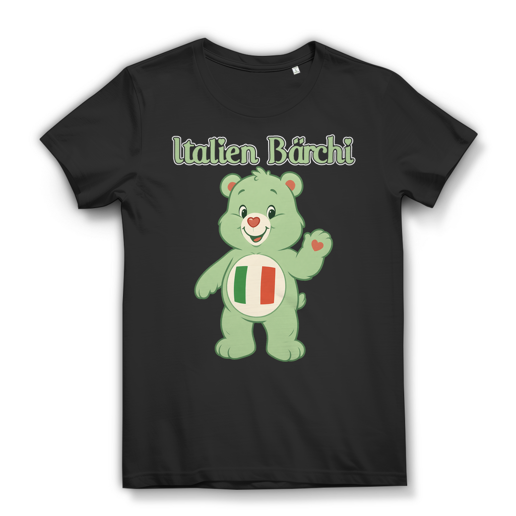 Italien Bärchi - Glücksbärchi - Damen Premium Bio T-Shirt Black