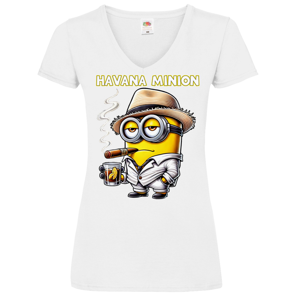 Havana Minion - V-Neck Damenshirt