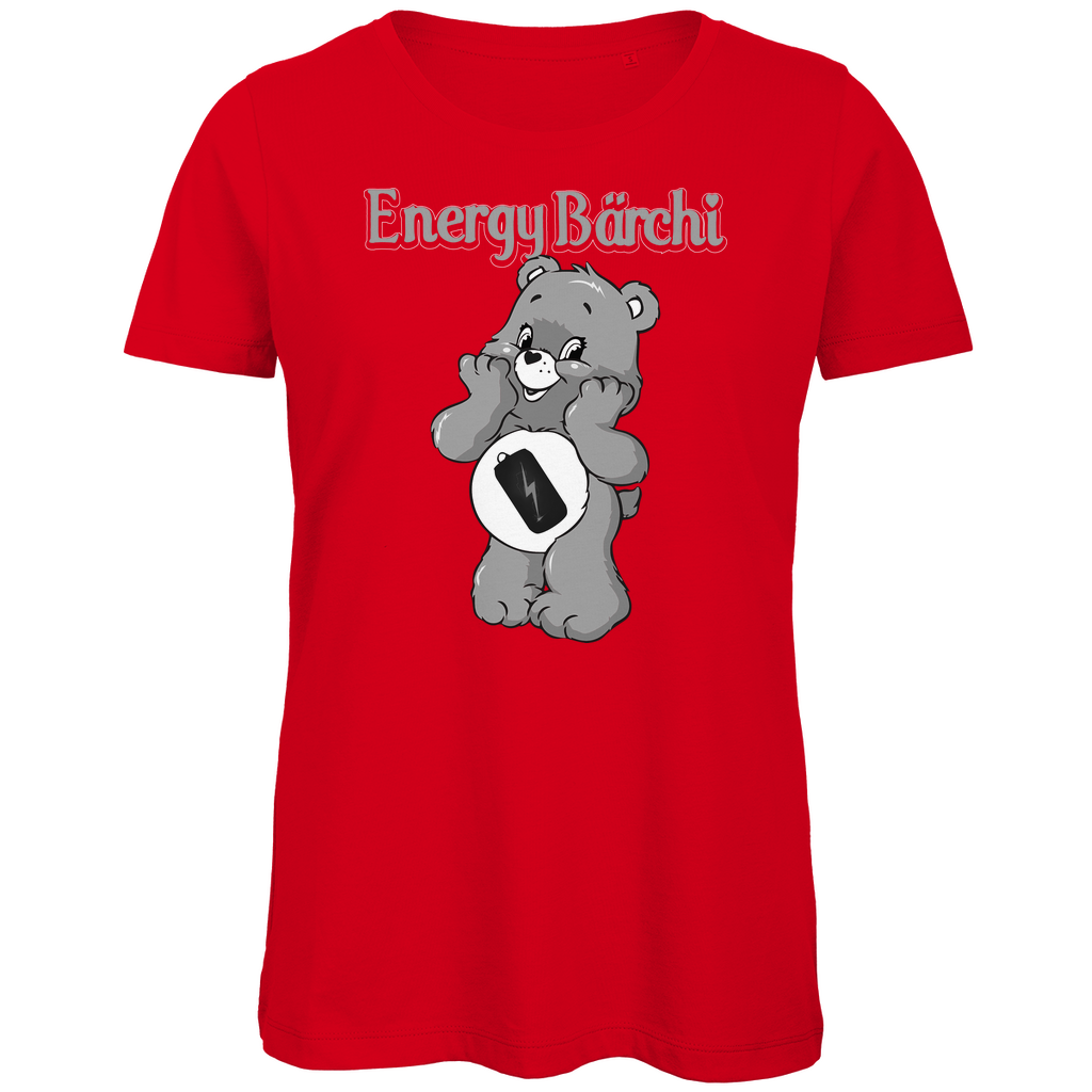 Energy Bärchi - Glücksbärchi - Damen Premium Bio T-Shirt Red