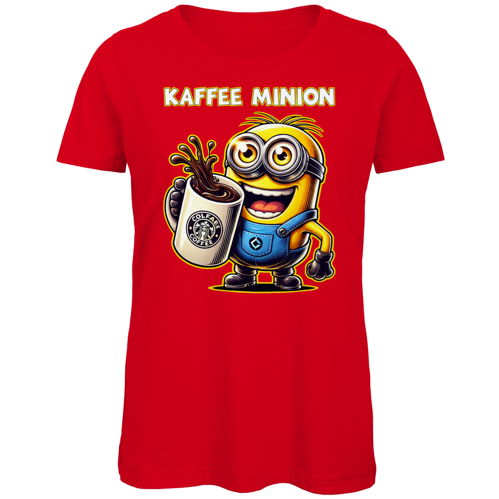 Kaffee Minion - Damen Premium Bio T-Shirt