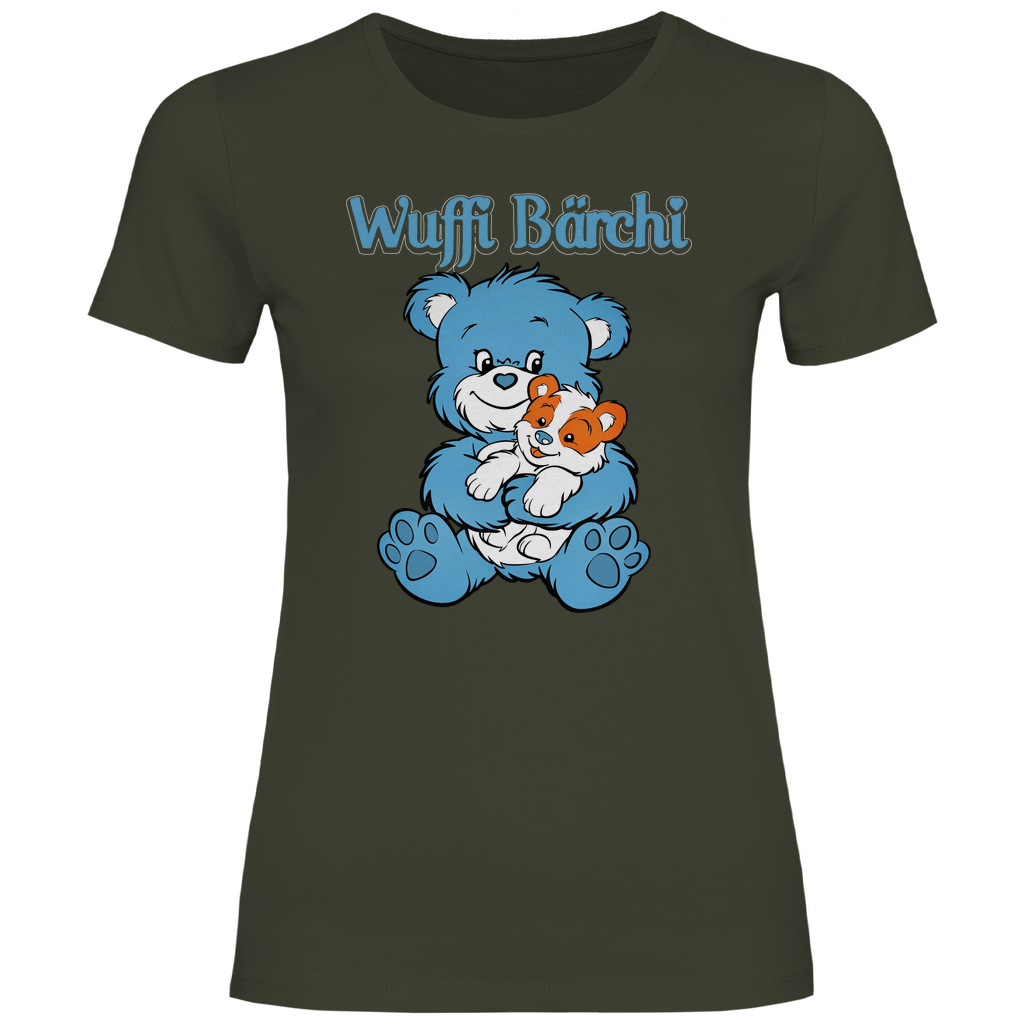 Wuffi Bärchi - Glücksbärchi - Damenshirt Urban Khaki