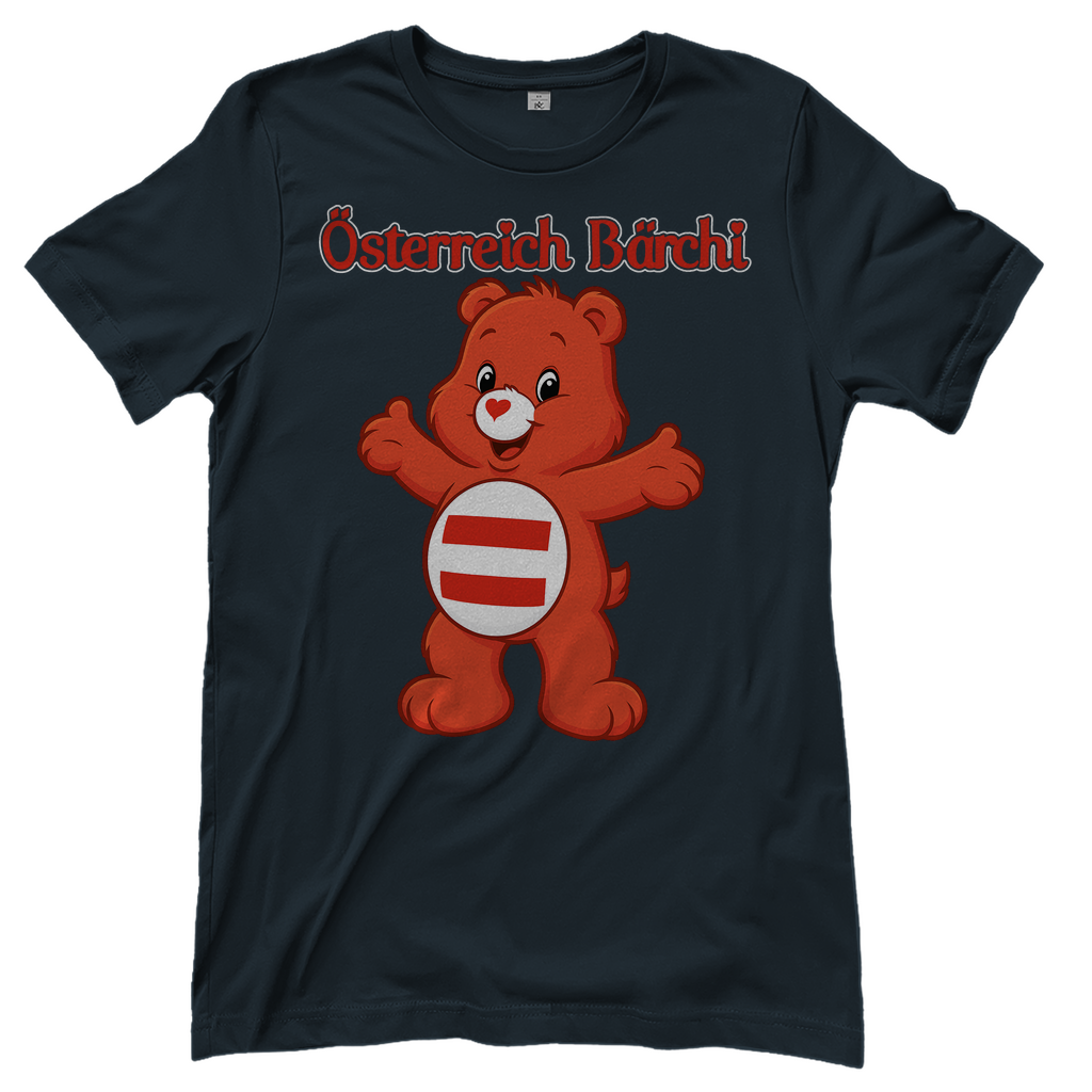Österreich Bärchi - Glücksbärchi - Damen T-Shirt Dark Grey Solid