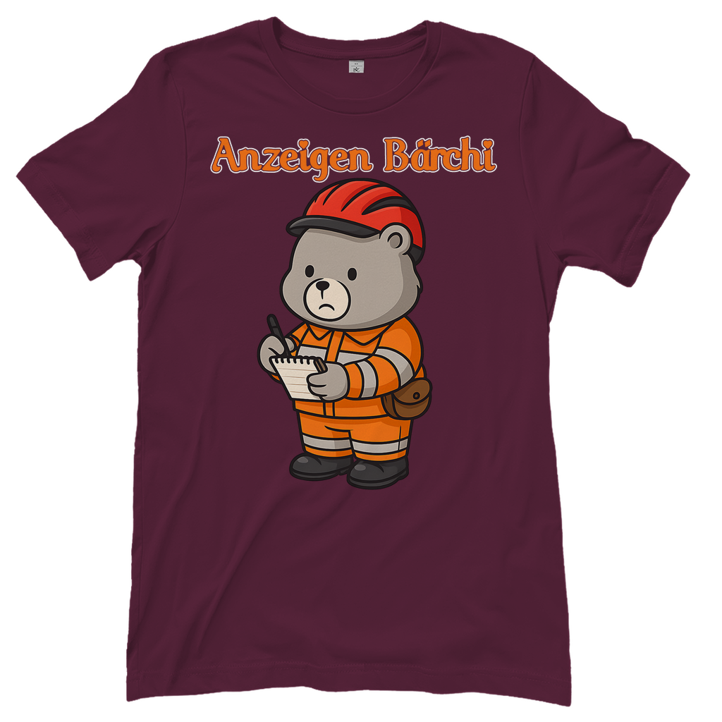 Anzeigen Bärchi - Glücksbärchi - Damen T-Shirt Burgundy