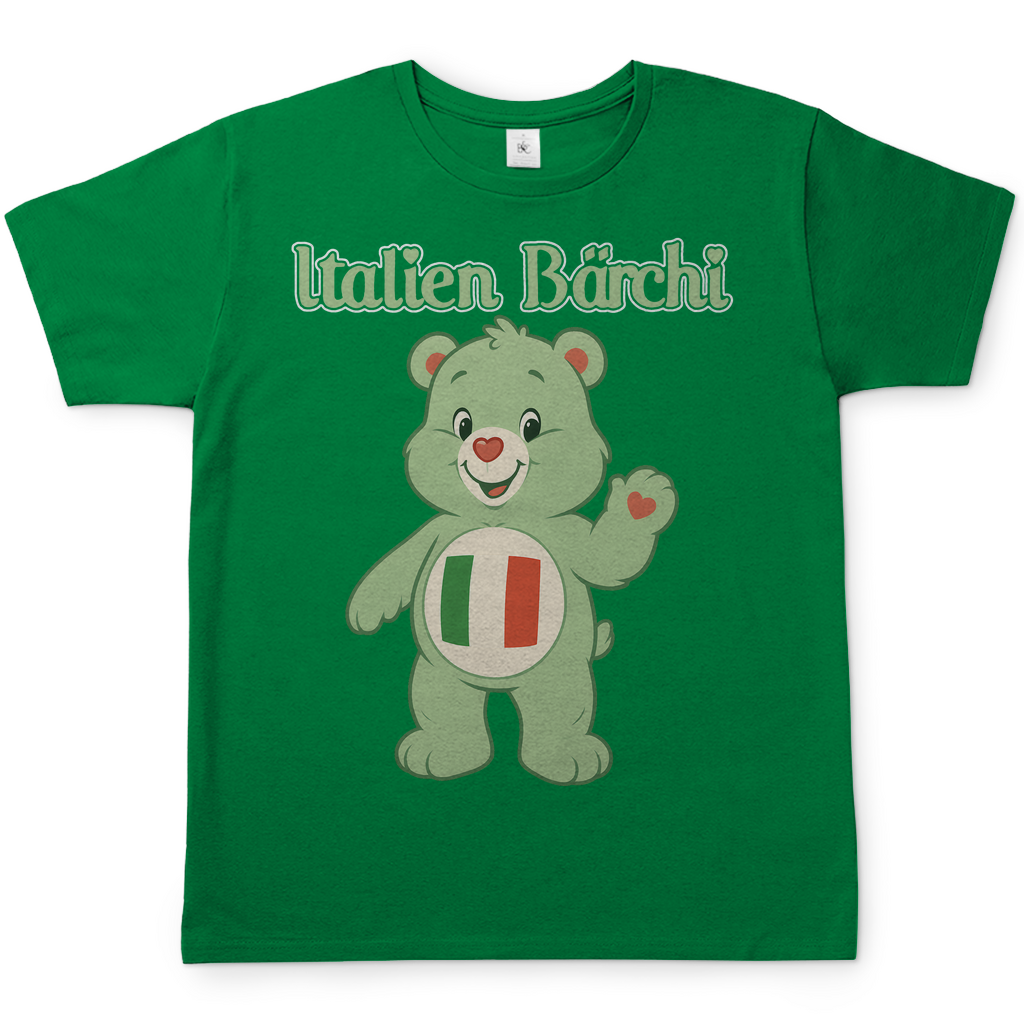 Italien Bärchi - Glücksbärchi - Herren T-Shirt Kelly Green
