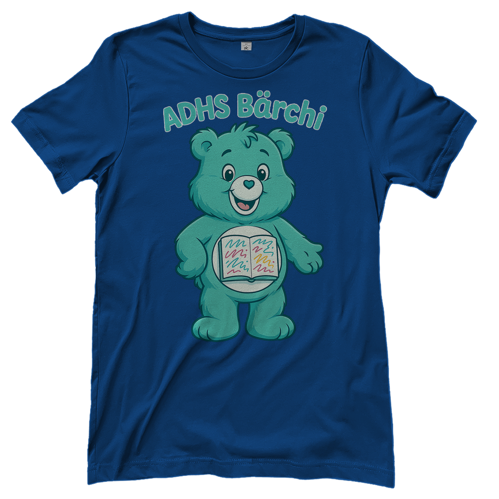 ADHS Bärchi - Glücksbärchi - Damen T-Shirt Royal Blue