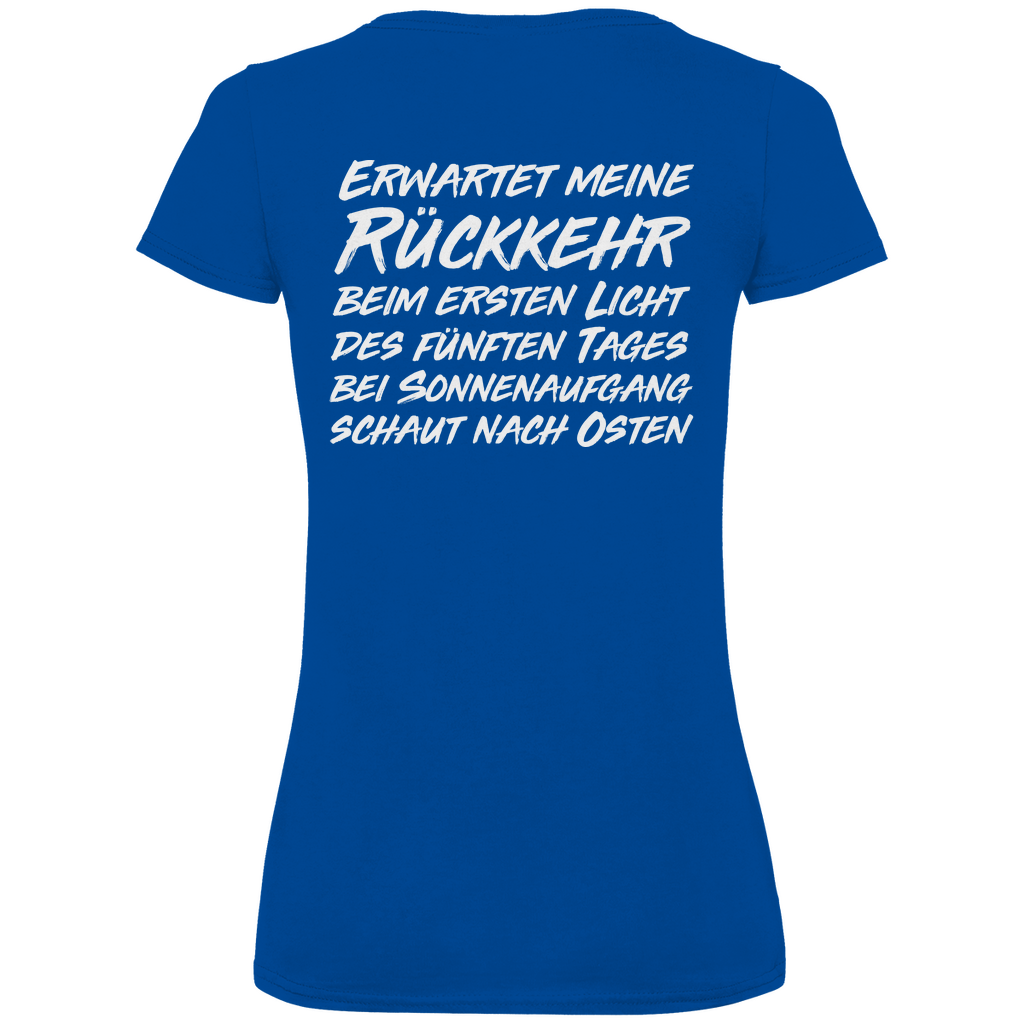 Ich gehe jetzt Lillet trinken - Beidseitiger Druck - V-Neck Damenshirt