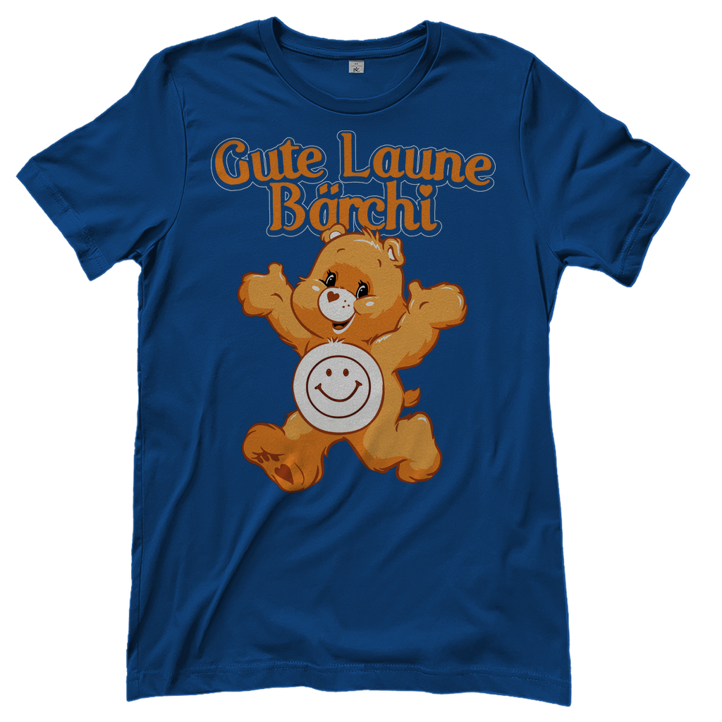 Gute Laune Bärchi - Glücksbärchi - Damenshirt Royal Blue