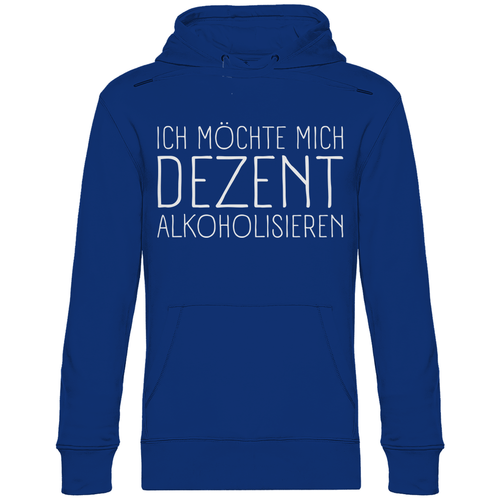 Ich möchte mich dezent alkoholisieren - Unisex Hoodie Royal