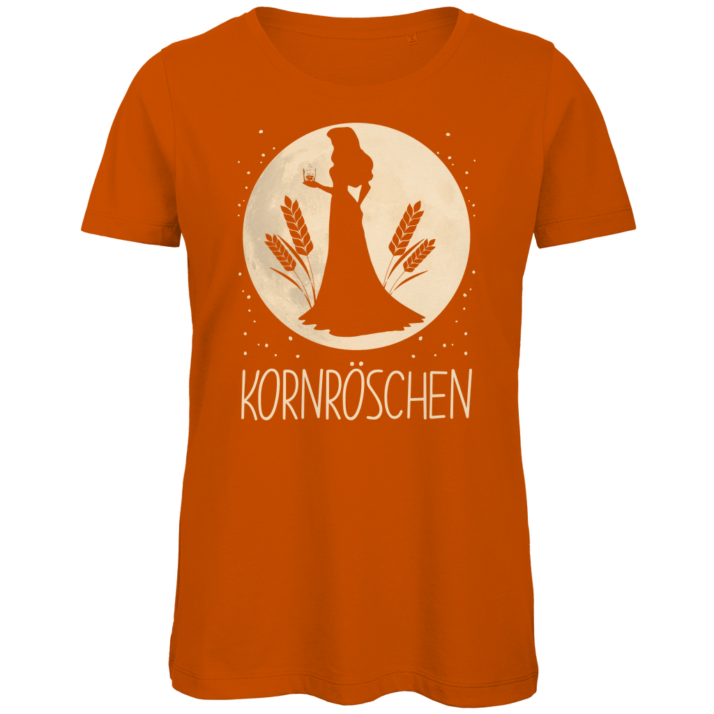Mond Prinzessin - Kornröschen - Damen Premium Bio T-Shirt Urban Orange