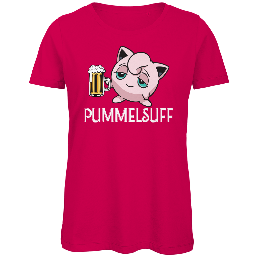 Pummelsuff Pummeluff - Damen Premium Bio T-Shirt Fuchsia