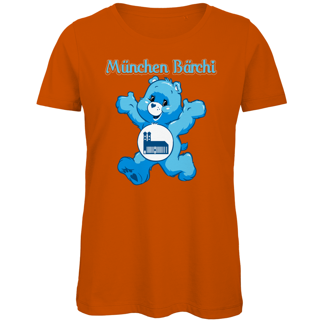 München Bärchi - Glücksbärchi - Damen Premium Bio T-Shirt Urban Orange