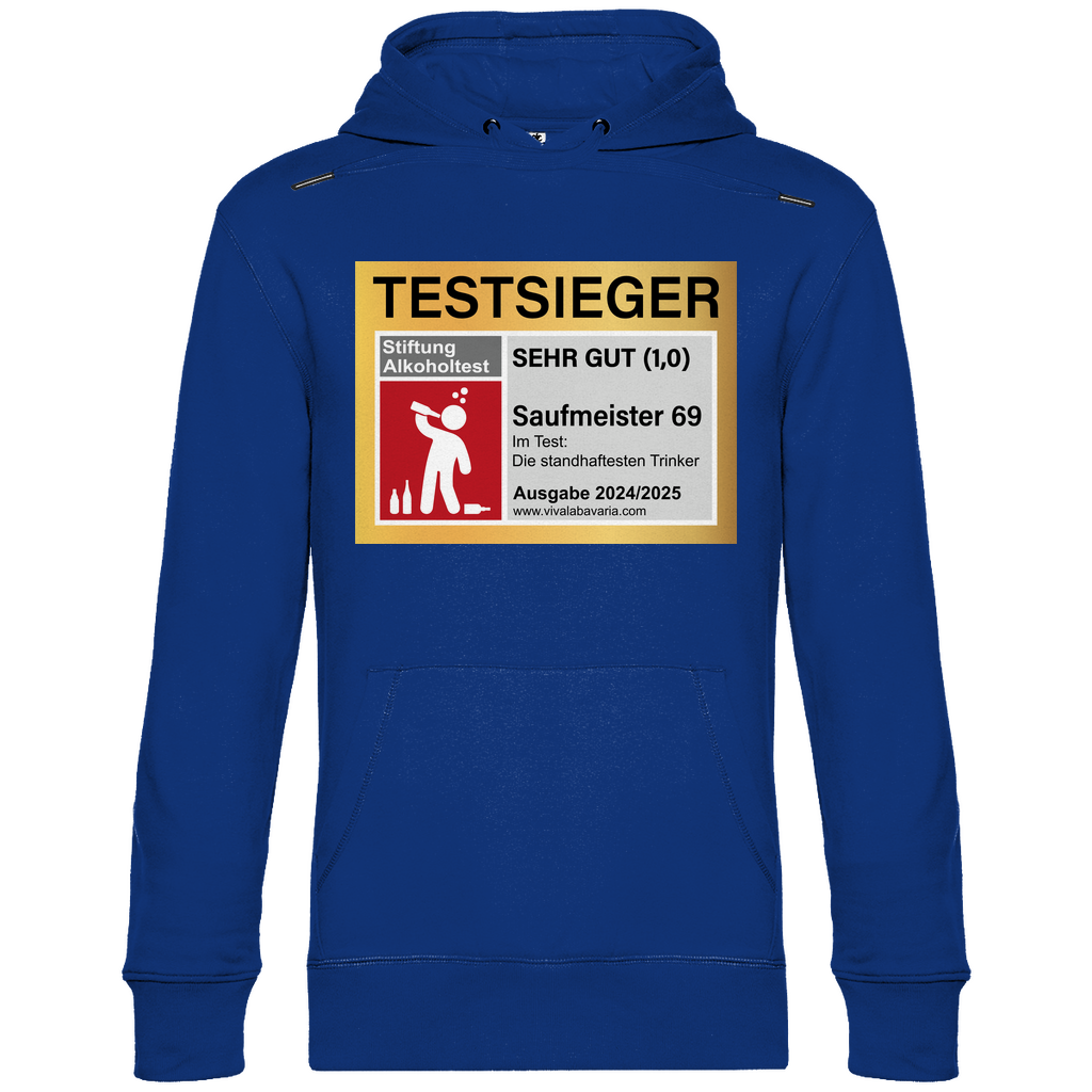 Testsieger Saufmeister 69 - Unisex Hoodie Royal