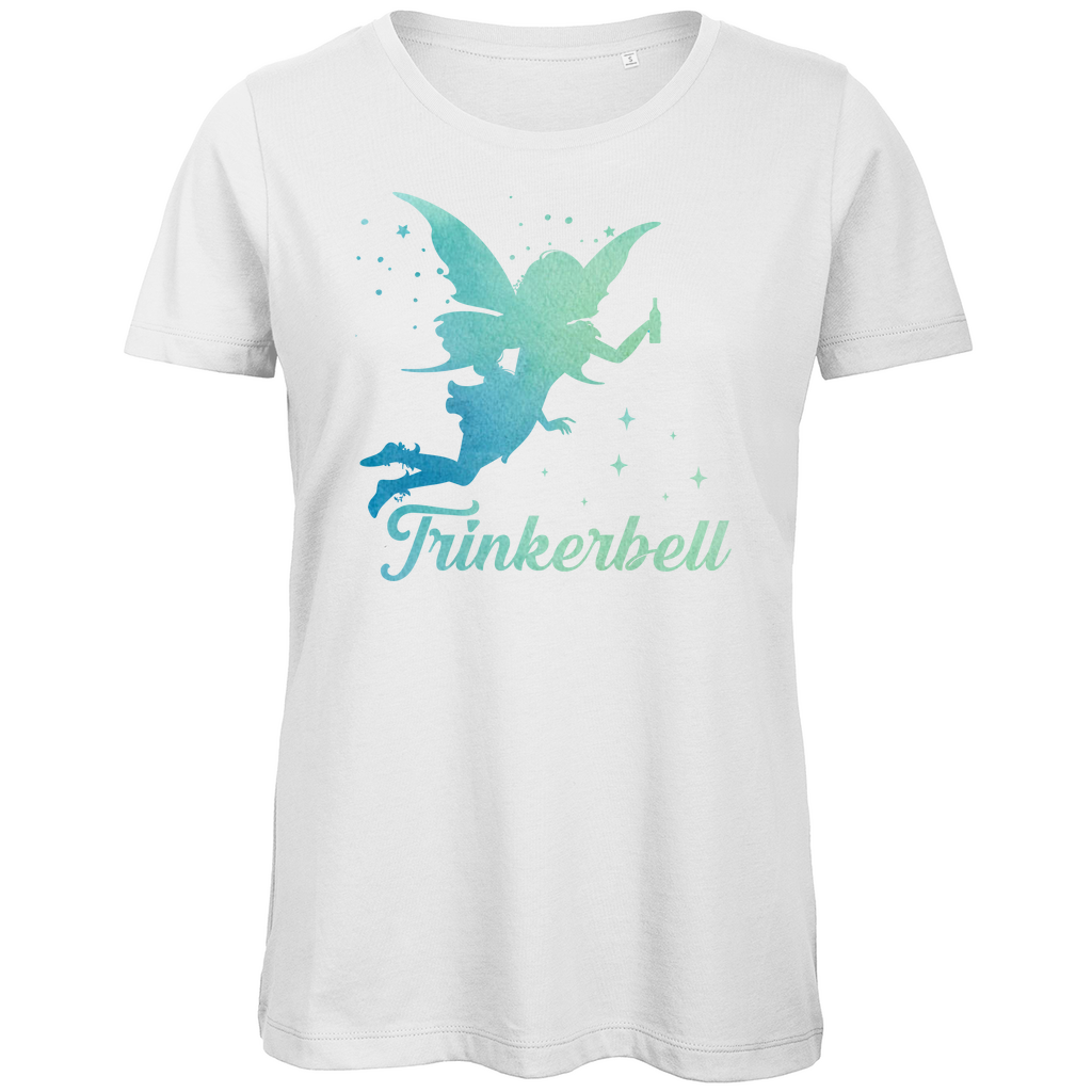 Trinkerbell - Prinzessin Aquarell - Damen Premium Bio T-Shirt White