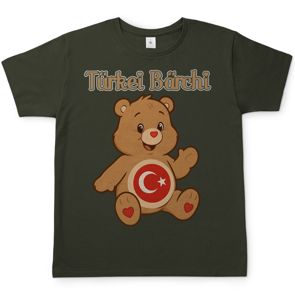 Türkei Bärchi - Glücksbärchi - Herren T-Shirt Urban Khaki