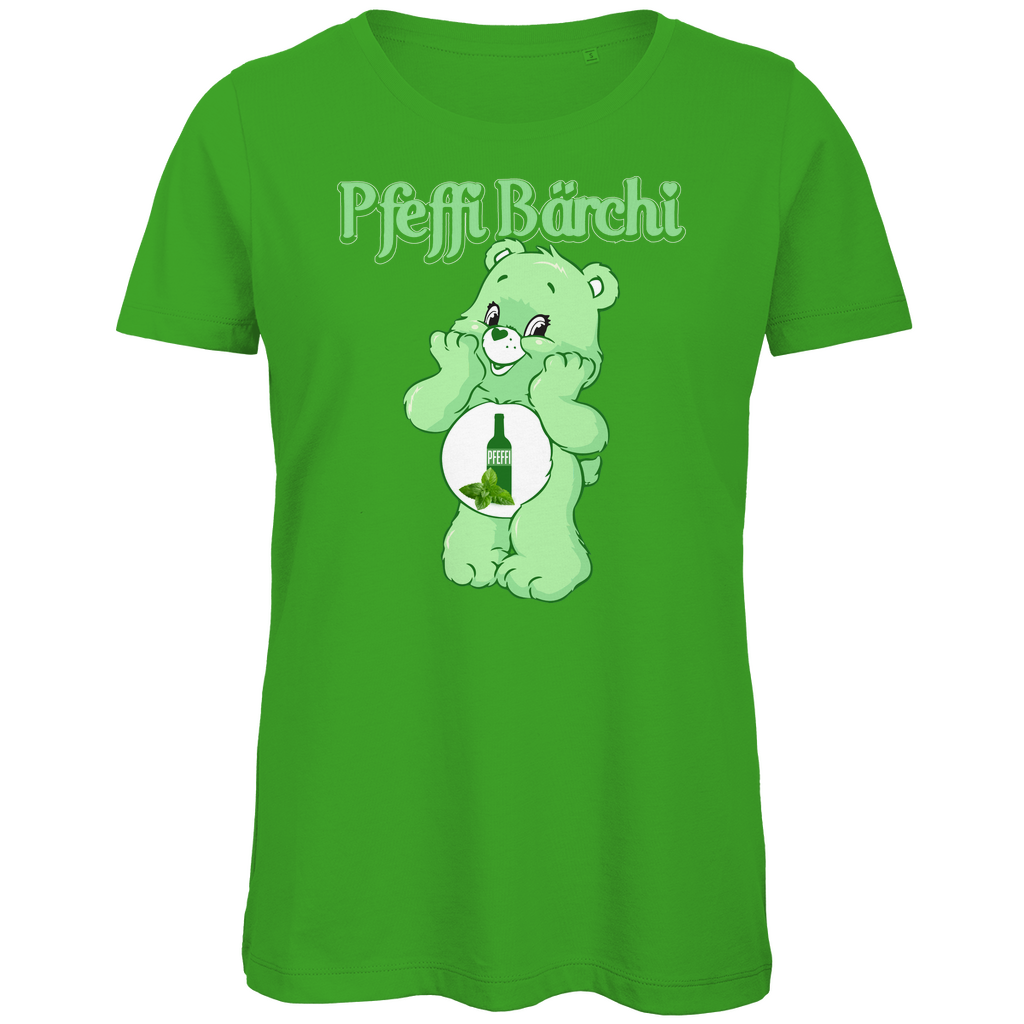 Pfeffi Bärchi - Glücksbärchi - Damen Premium Bio T-Shirt Real Green