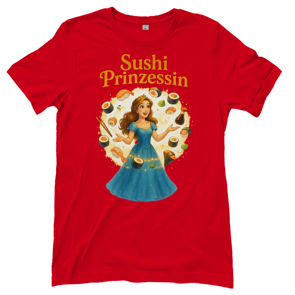 Sushi Prinzessin - Damen T-Shirt Red