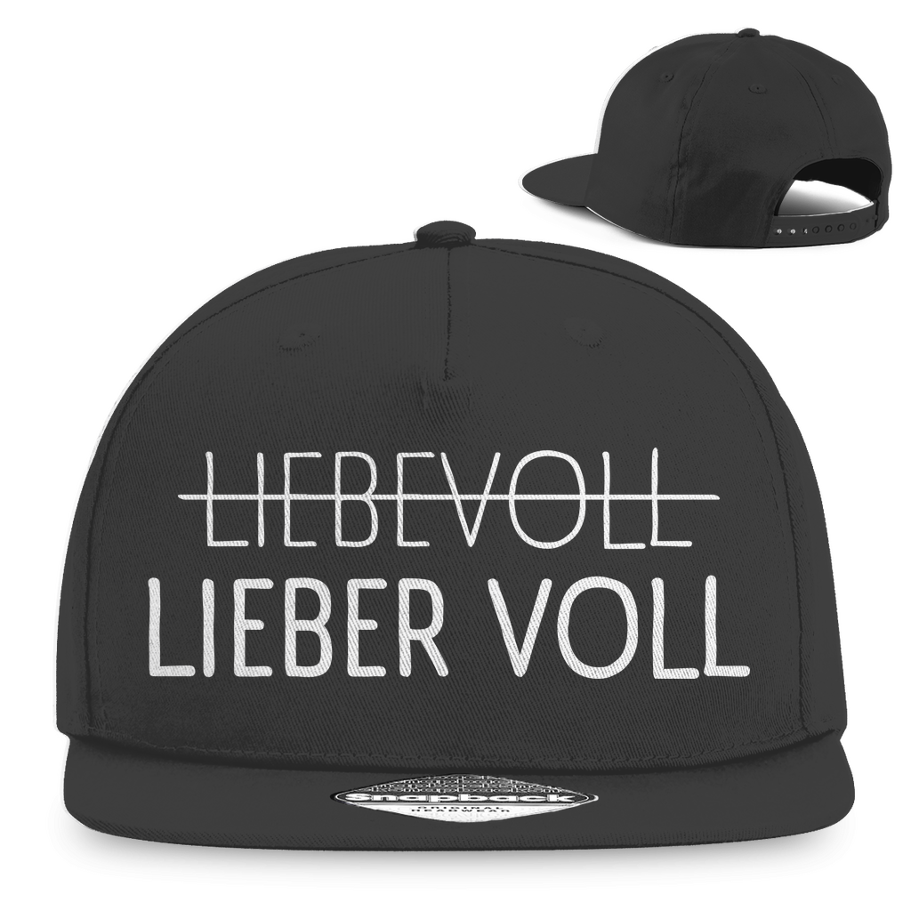 Lieber voll - Premium Snapback Graphite Grey