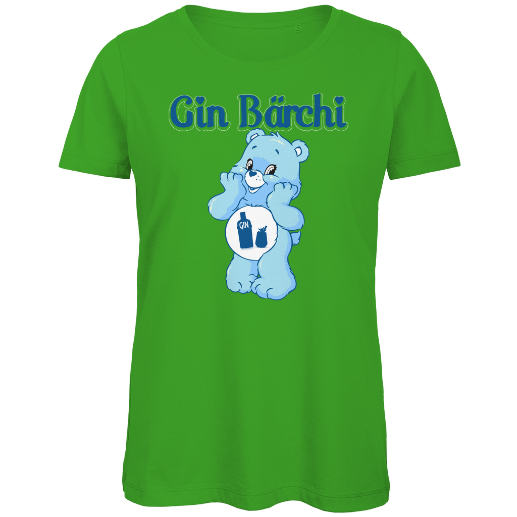 Gin Bärchi - Glücksbärchi - Damen Premium Bio T-Shirt Real Green