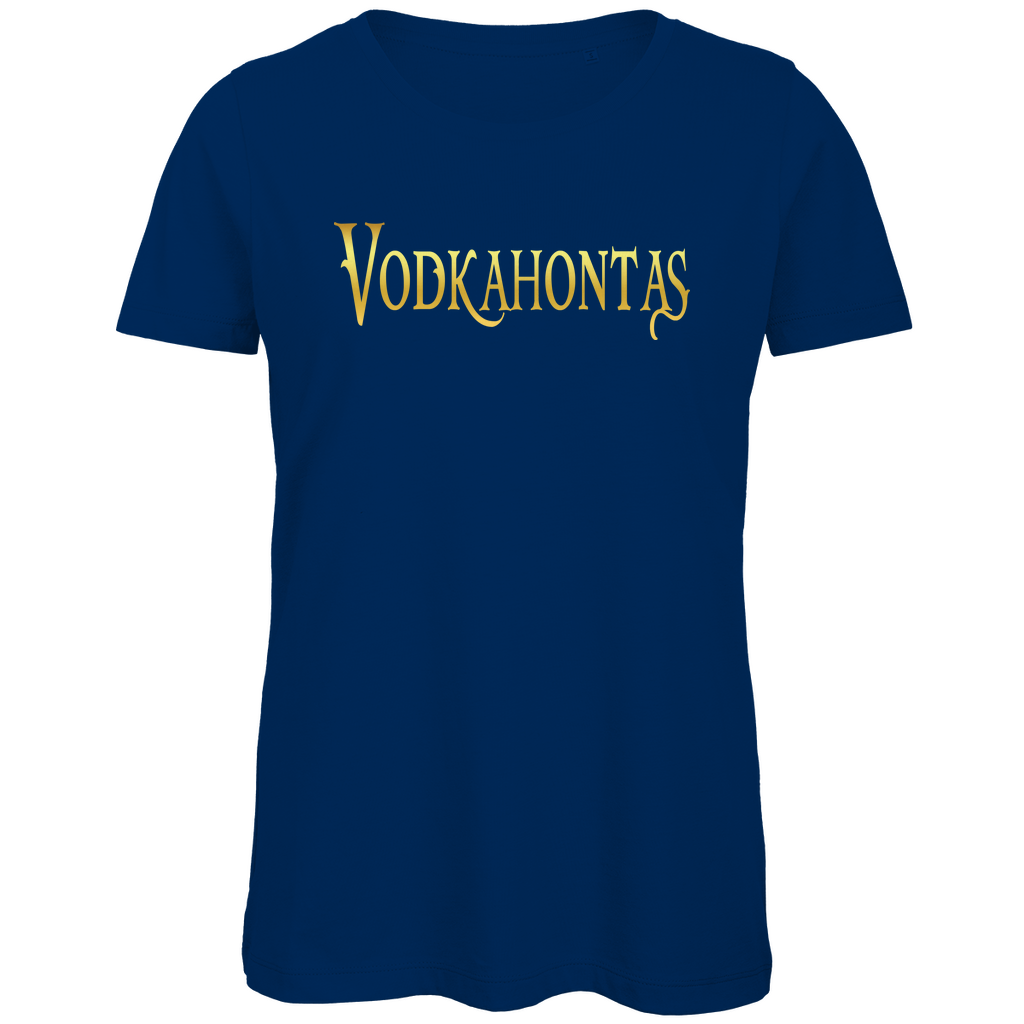 Vodkahontas - Prinzessin Gold - Damen Premium Bio T-Shirt Navy