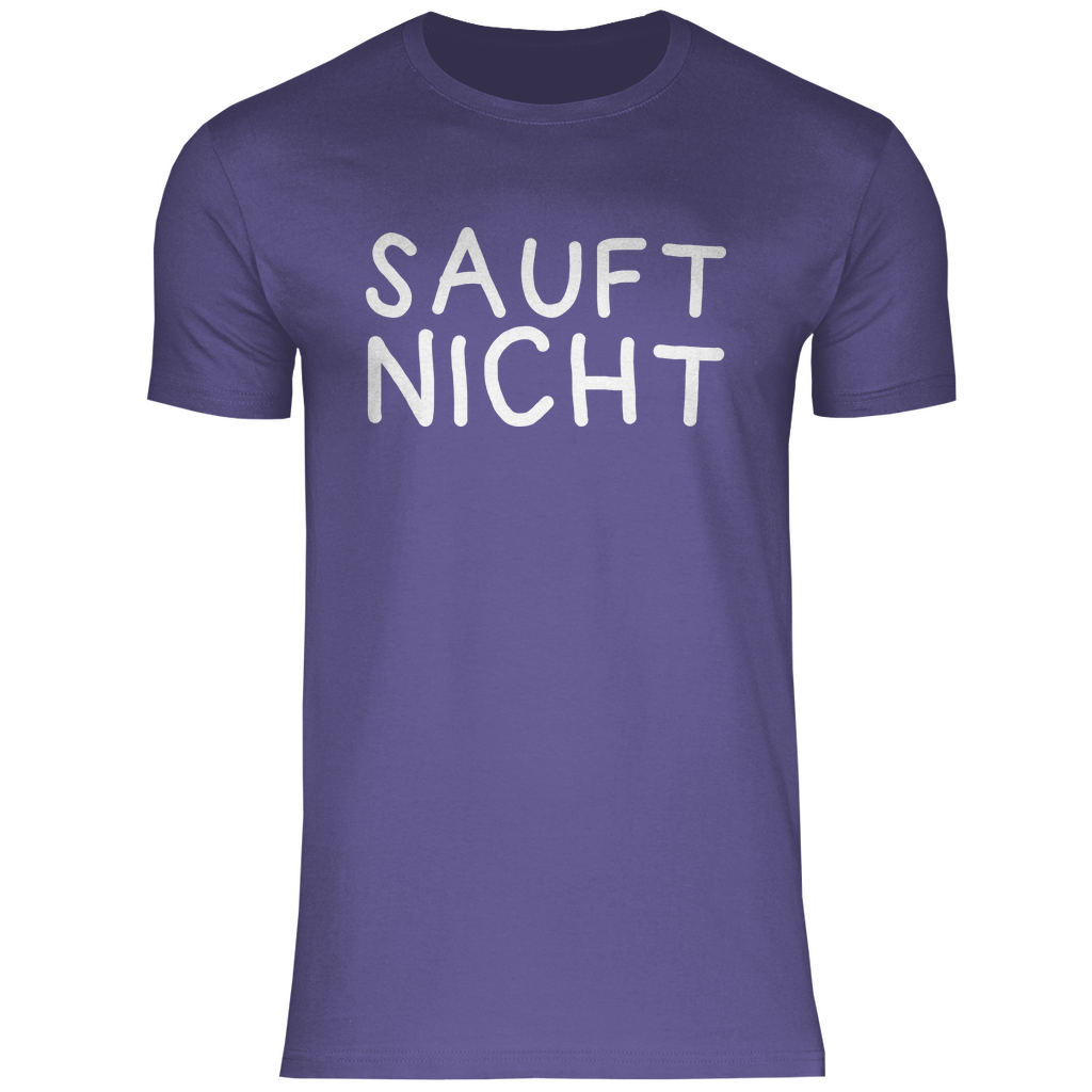 Sauft nicht ohne mich - Beidseitiger Druck - Herren Shirt Millennial Lilac