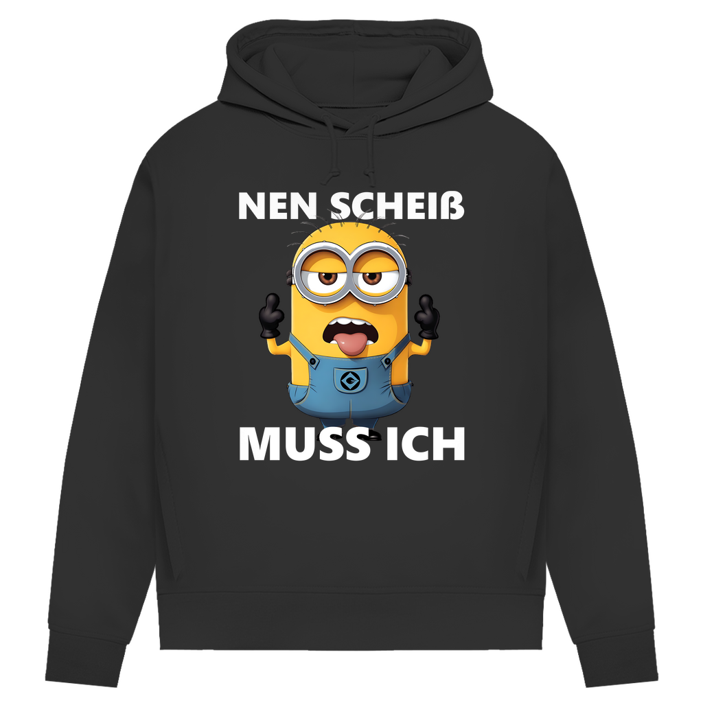 Damen Premium Bio Hoodie Nen Scheiß Muss Ich Minion