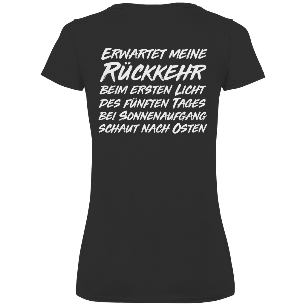 Ich gehe jetzt Lillet trinken - Beidseitiger Druck - V-Neck Damenshirt
