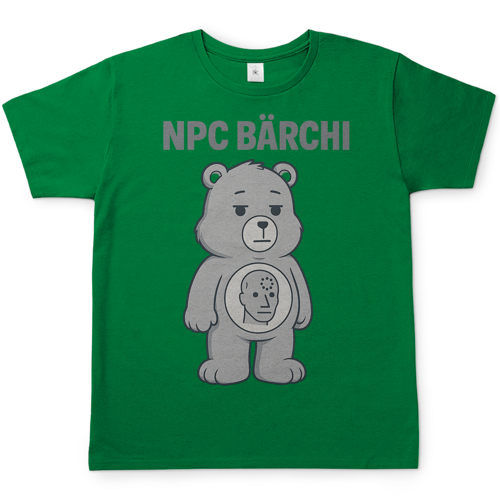 NPC Bärchi - Glücksbärchi - Herren T-Shirt Kelly Green