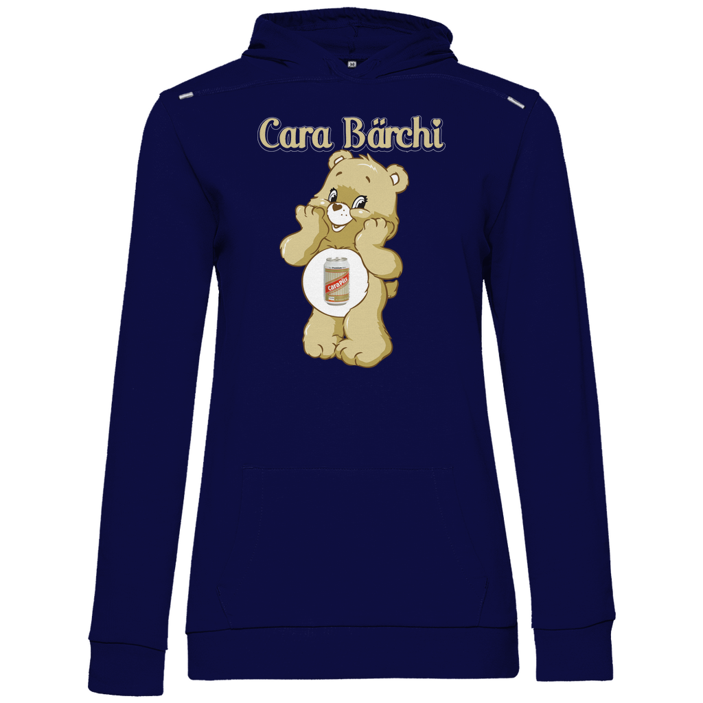 Cara Bärchi - Glücksbärchi - Damen Hoodie Navy Blue