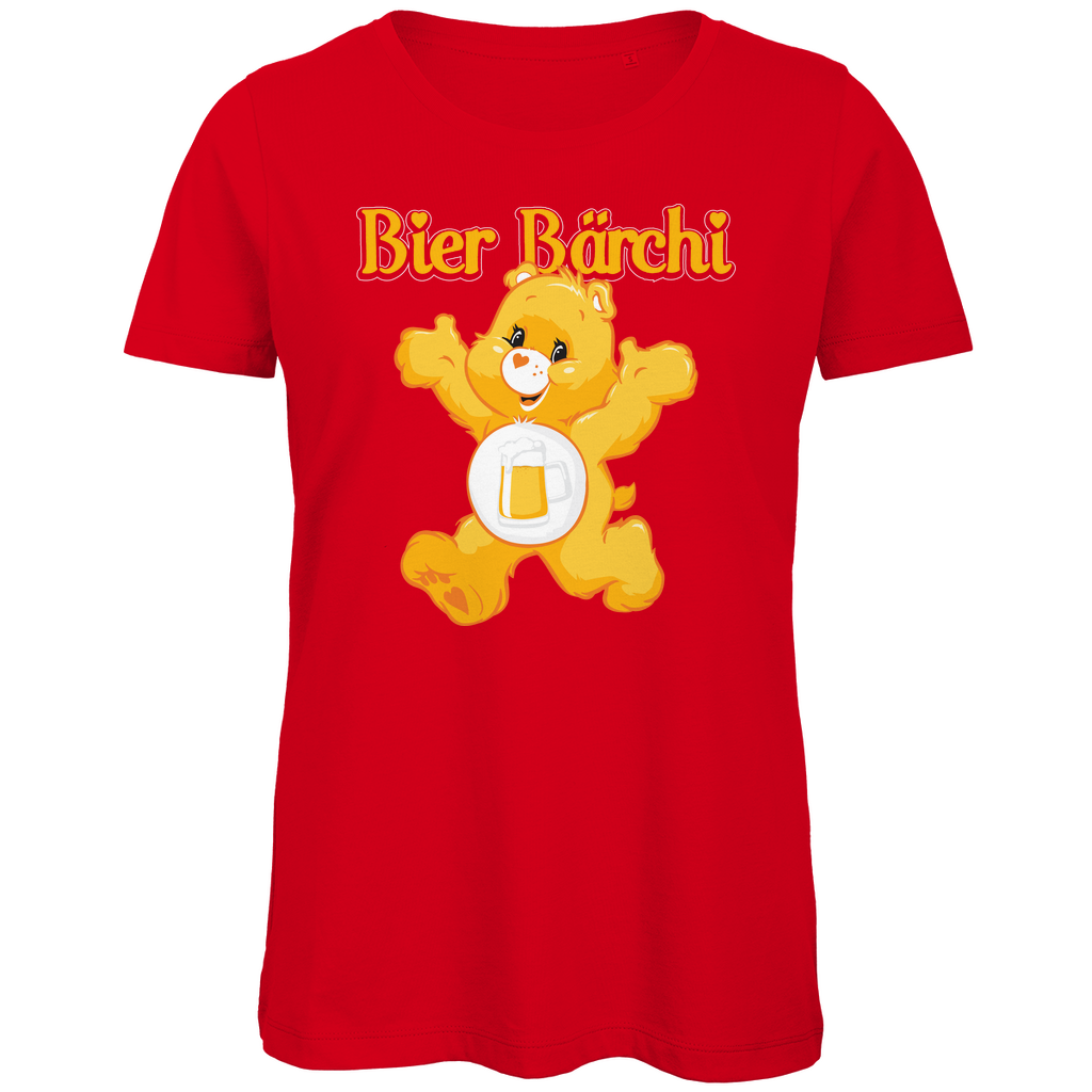 Bier Bärchi - Glücksbärchi - Damen Premium Bio T-Shirt Red