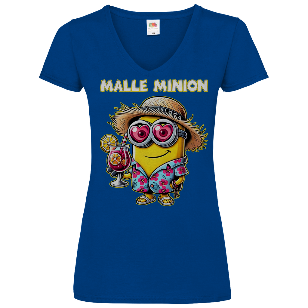 Malle Minion - V-Neck Damenshirt