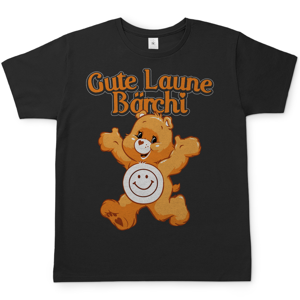 Gute Laune Bärchi - Glücksbärchi - Herren Shirt Black