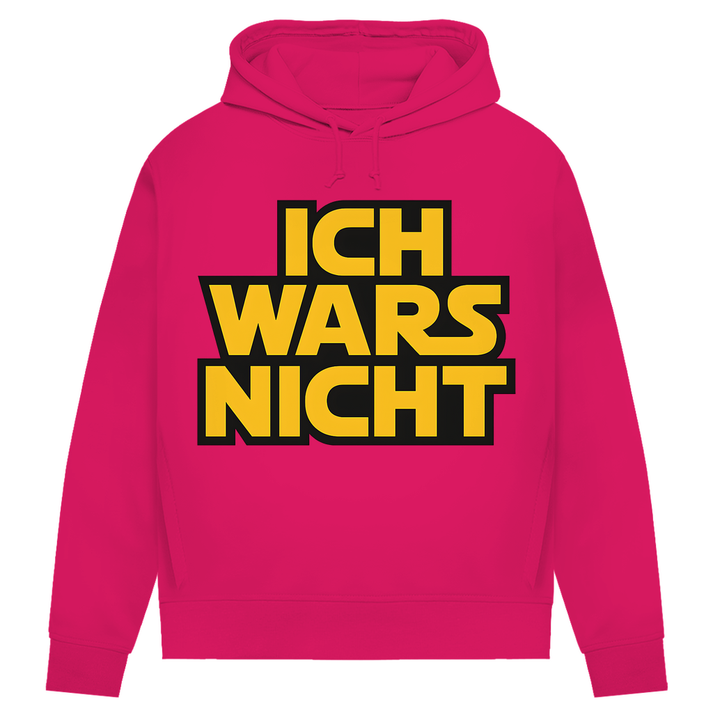 Ich Wars Nicht - Damen Premium Bio Hoodie Magenta Pink