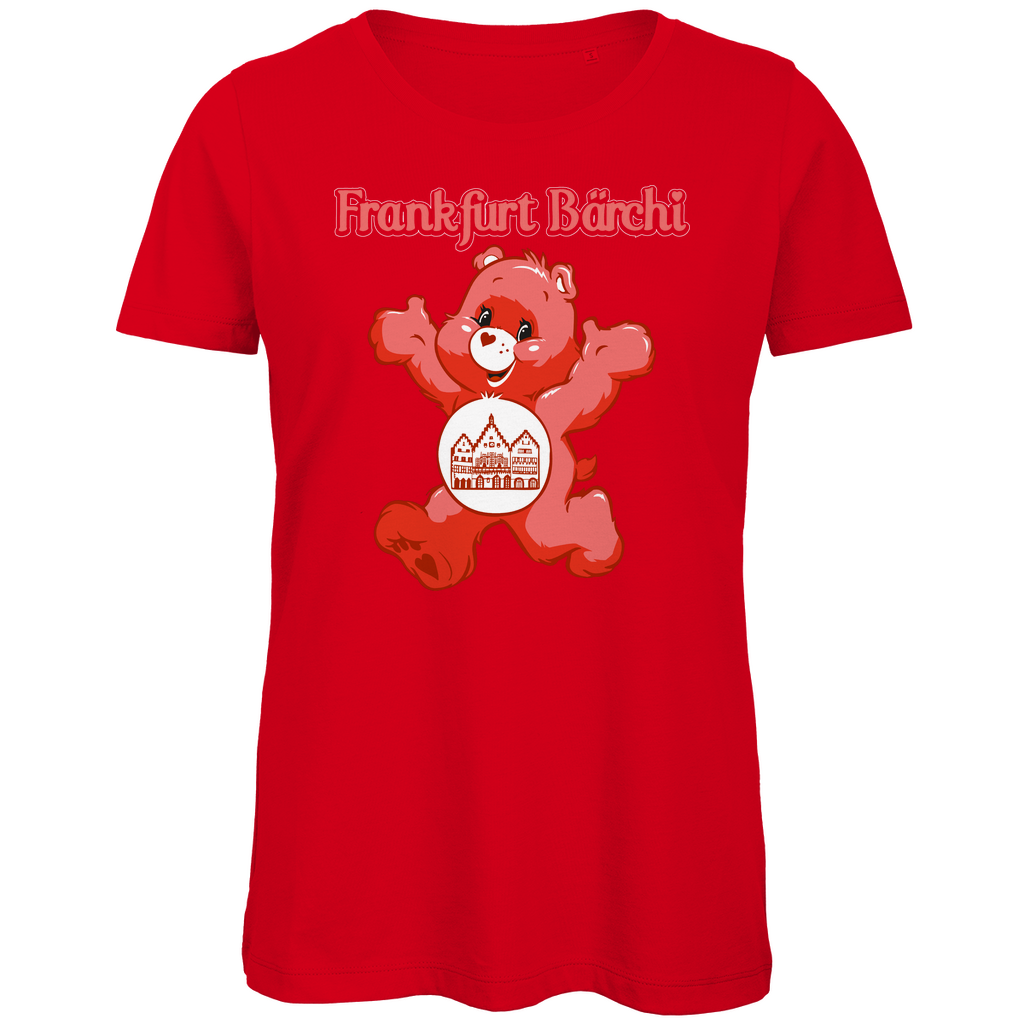 Frankfurt Bärchi - Glücksbärchi - Damen Premium Bio T-Shirt Red