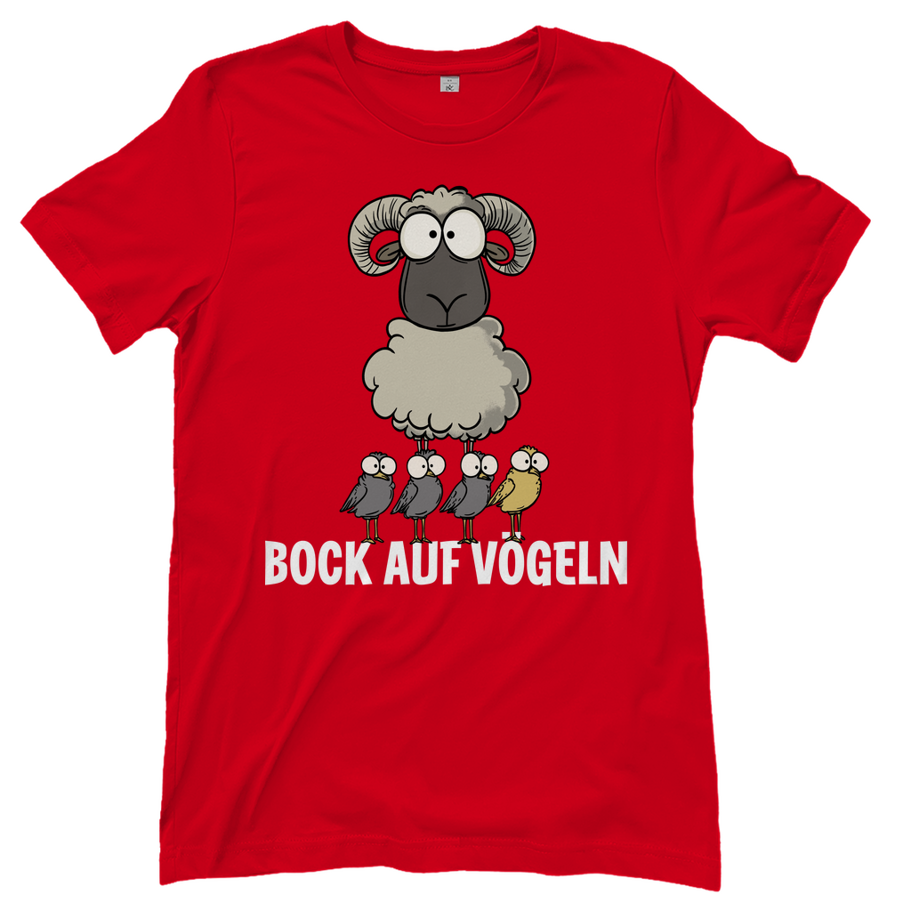 Bock auf Vögeln - Damenshirt