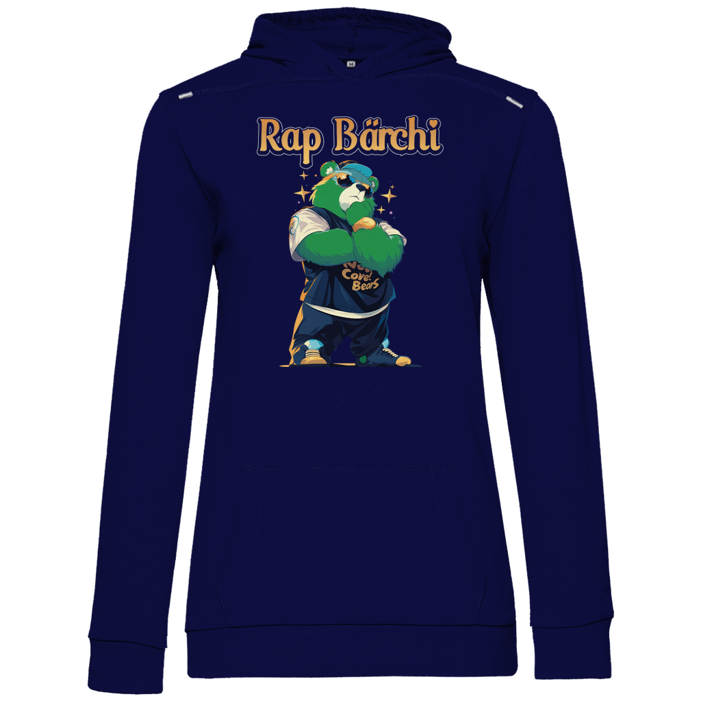 Rap Bärchi - Glücksbärchi - Damen Hoodie Navy Blue