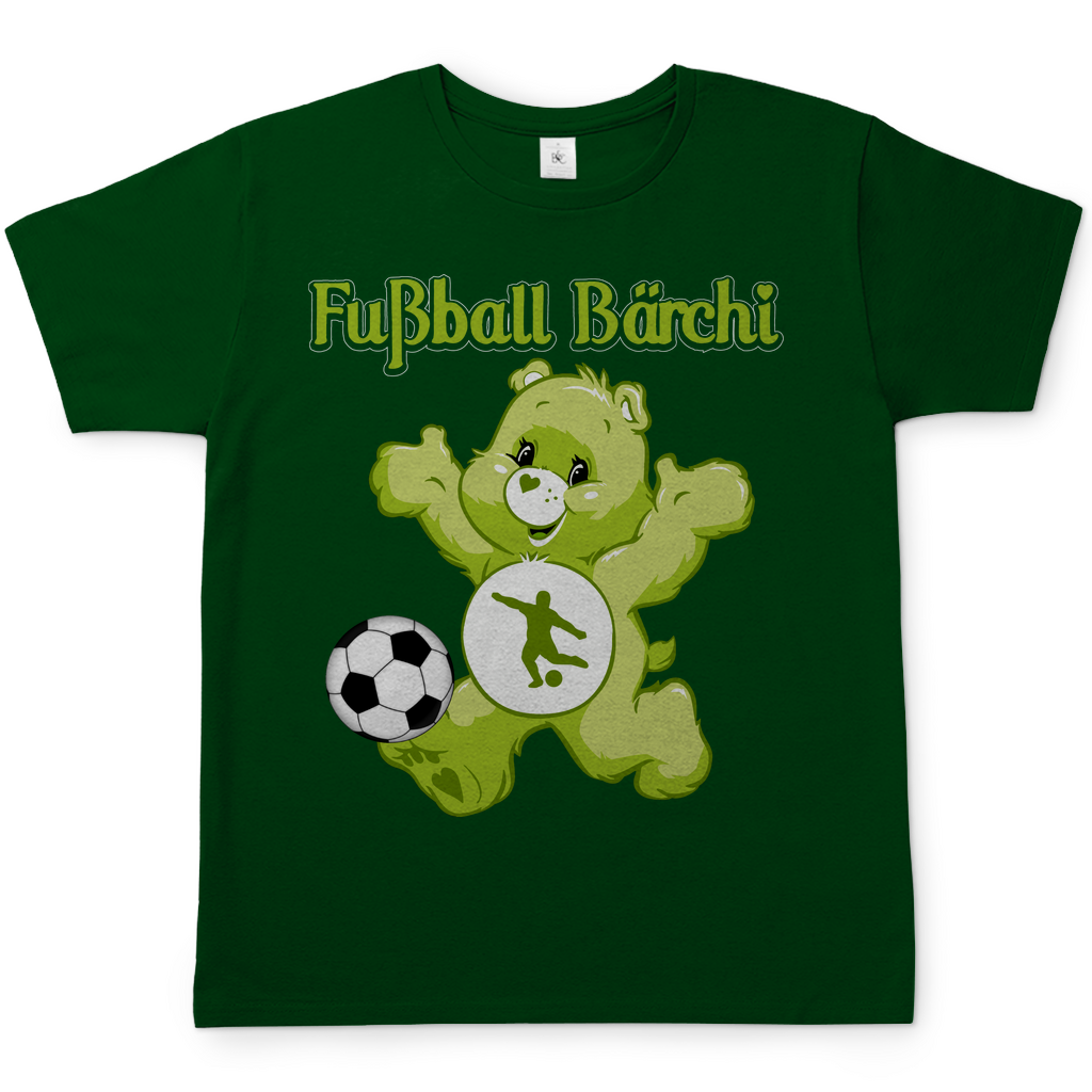 Fußball Bärchi - Glücksbärchi - Herren Shirt Bottle Green