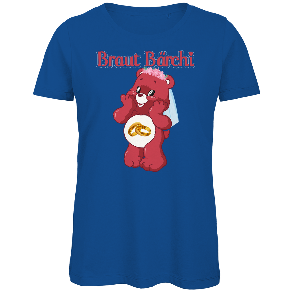 Braut Bärchi - Glücksbärchi - Damen Premium Bio T-Shirt Royal Blue