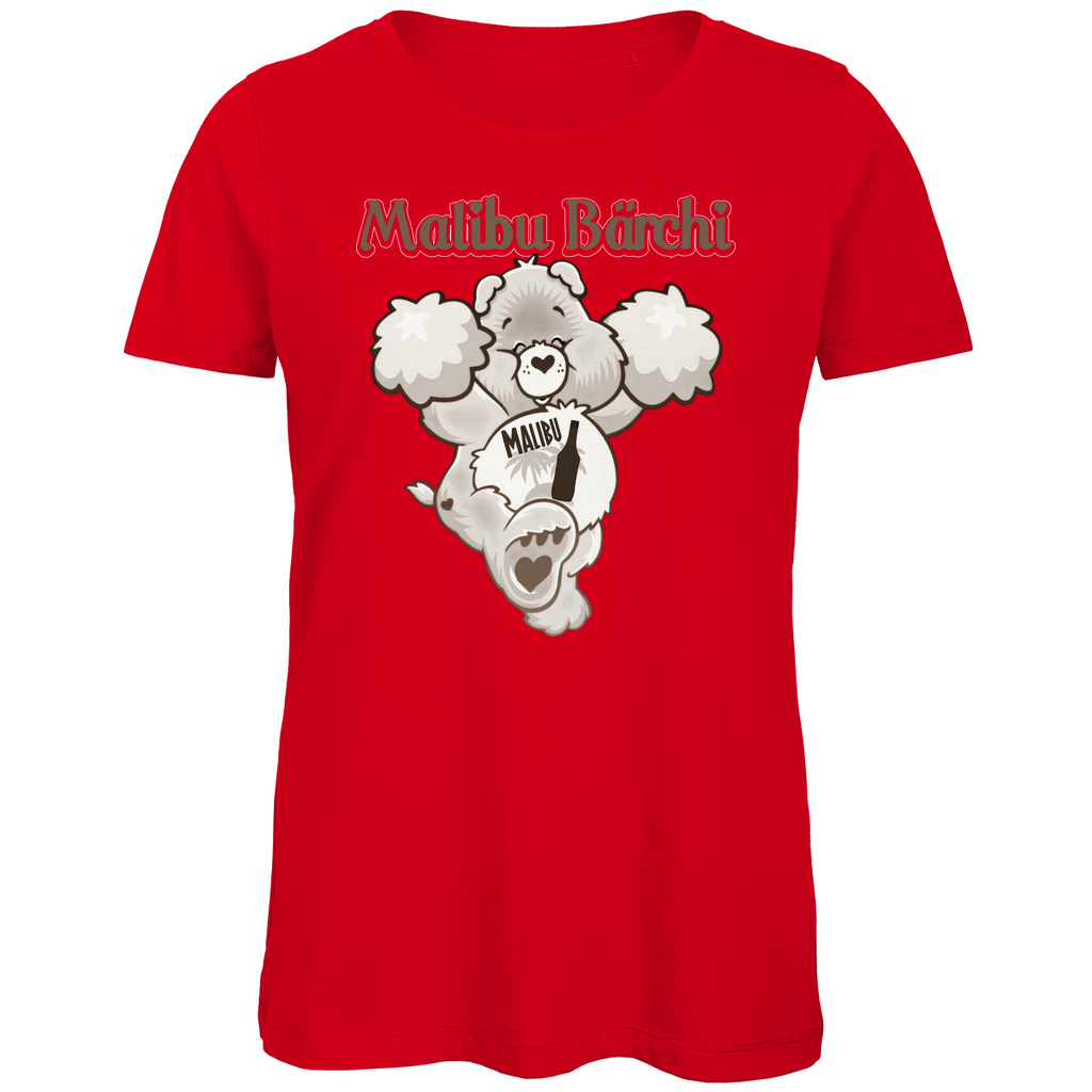 Malibu Bärchi - Glücksbärchi - Damen Premium Bio T-Shirt Red