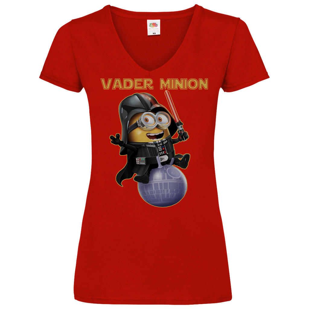 Vader Minion - V-Neck Damenshirt