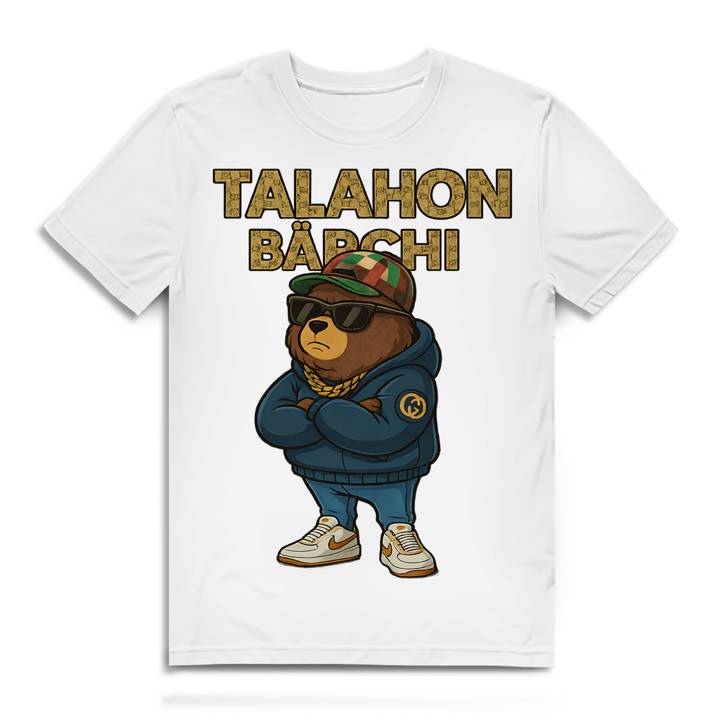 Talahon Bärchi - Glücksbärchi - Herren Premium Bio T-Shirt White