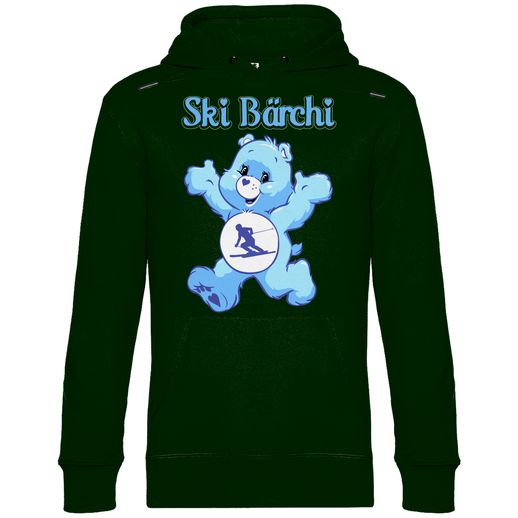 Ski Bärchi - Glücksbärchi - Unisex Hoodie Forest Green