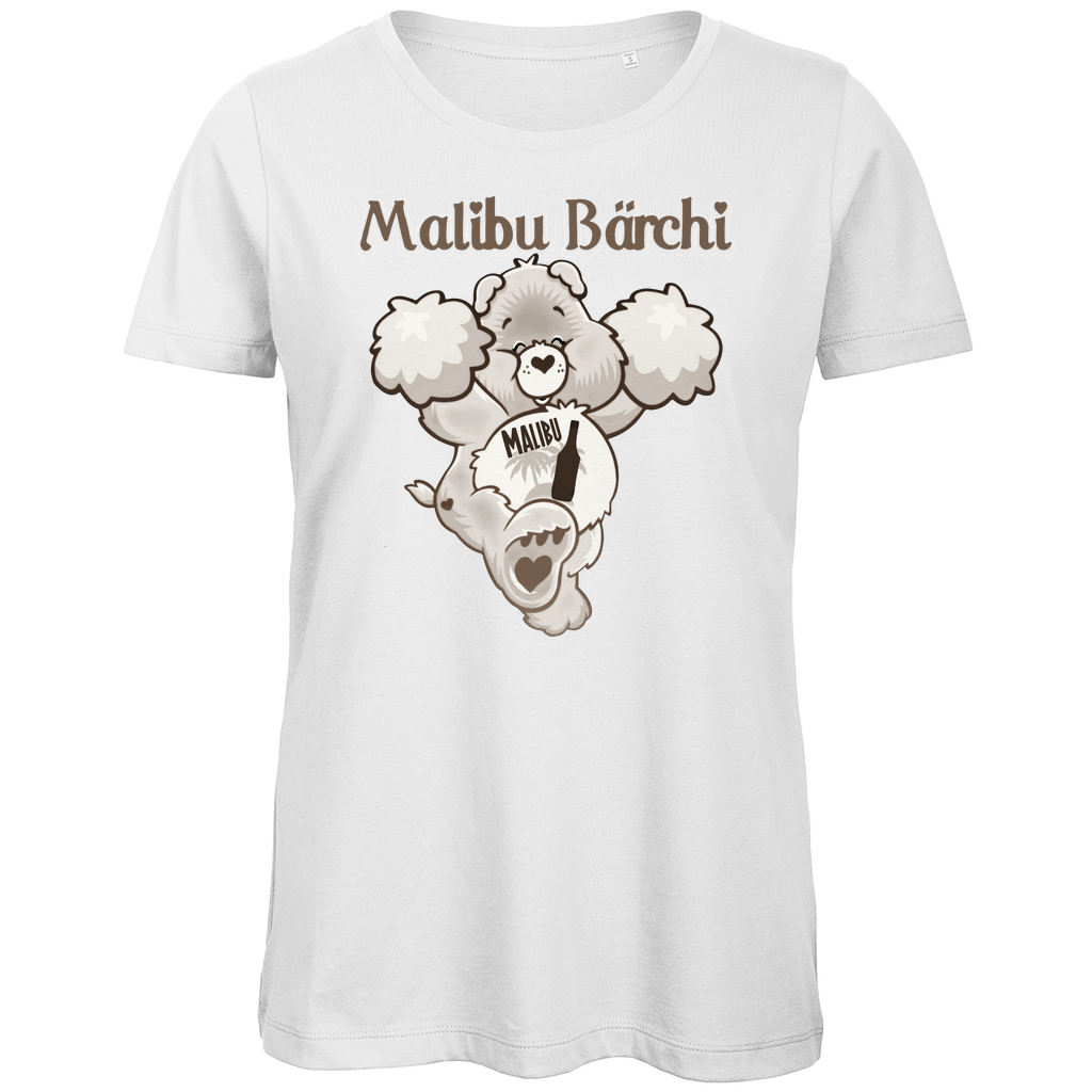 Malibu Bärchi - Glücksbärchi - Damen Premium Bio T-Shirt White
