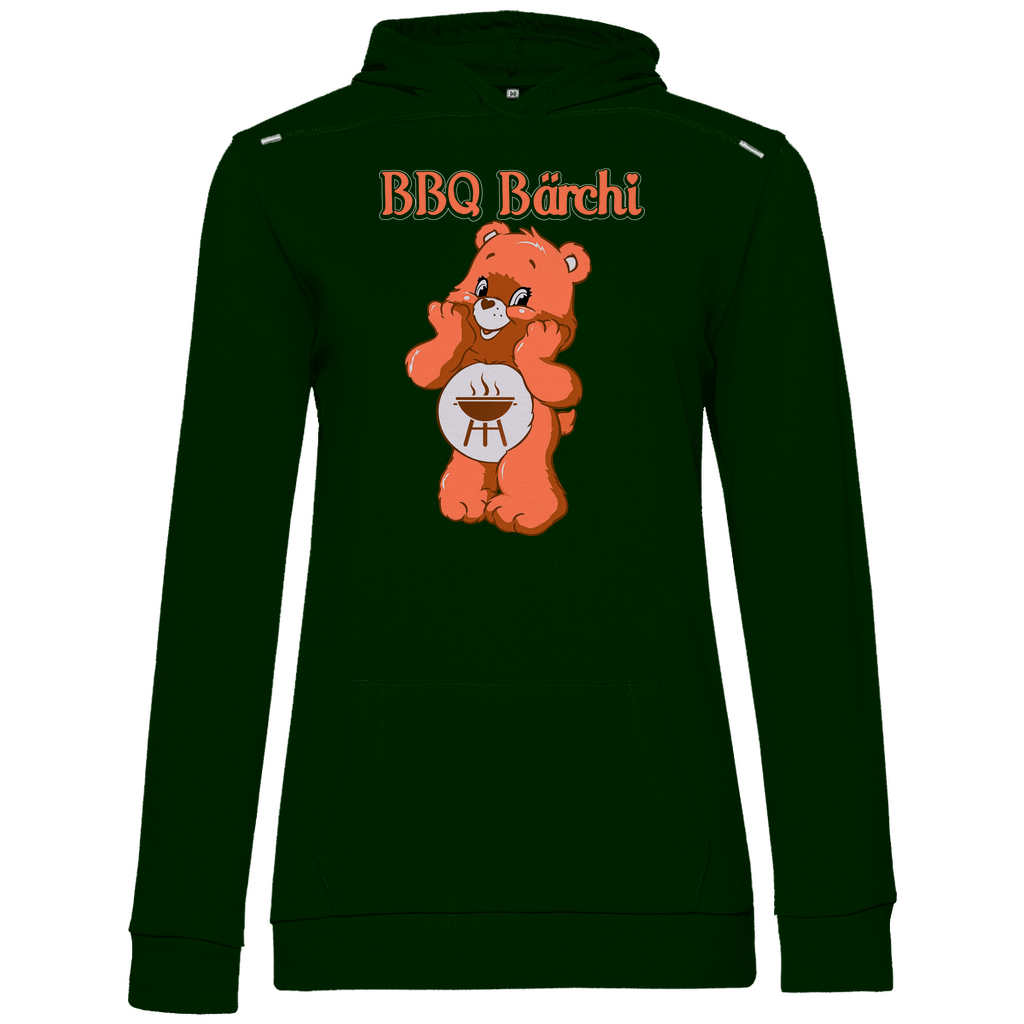 BBQ Bärchi - Glücksbärchi - Damen Hoodie Forest Green