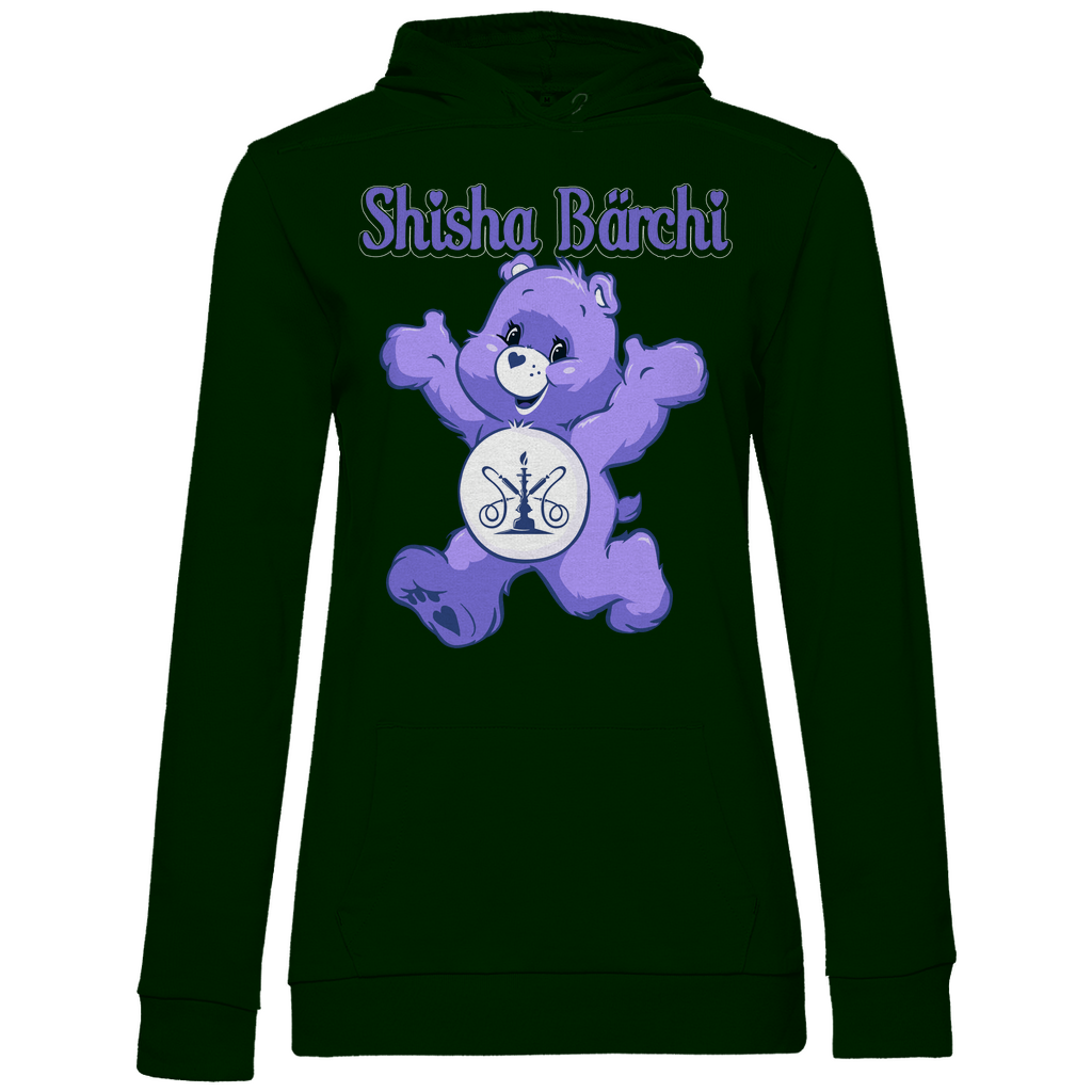 Shisha Bärchi - Glücksbärchi - Damen Hoodie Forest Green