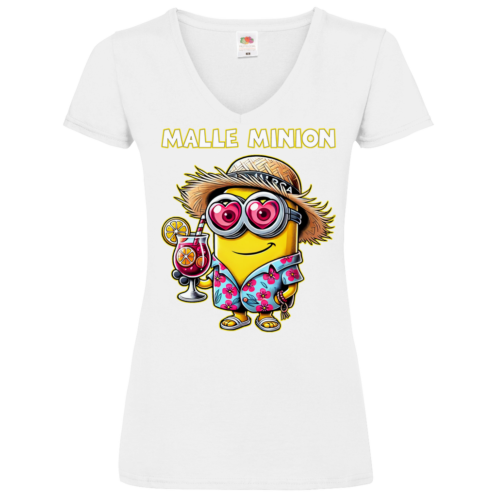 Malle Minion - V-Neck Damenshirt
